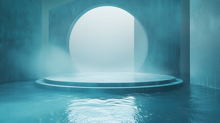 empty showcase stage