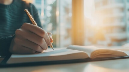 Reflective Journaling in Therapy for Managing Major Depression Person Writing in Journal during Therapy Session