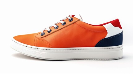 Orange and Blue Sneakers