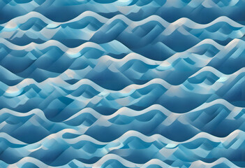 Fototapeta premium An abstract background featuring soft, flowing waves of blue and light blue tones. The texture appears smooth and layered, creating a sense of depth and tranquility.