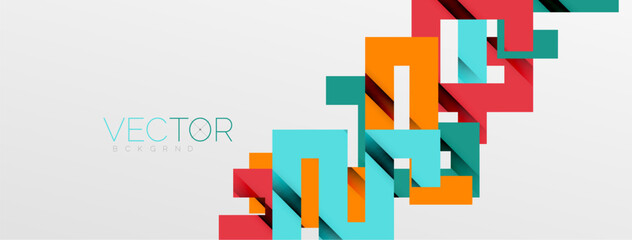 Color bend lines with shadow texture effect. Vector Illustration For Wallpaper, Banner, Background, Card, Book Illustration, landing page