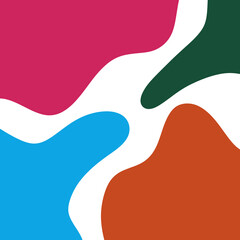 Abstract Shapes Decoration Background