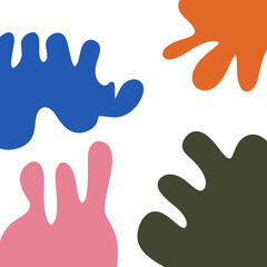 Abstract Shapes Decoration Background