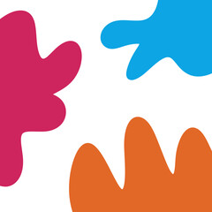 Abstract Shapes Decoration Background