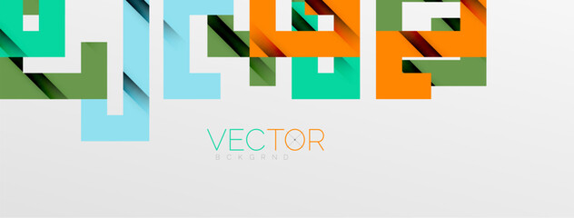 Color bend lines with shadow texture effect. Vector Illustration For Wallpaper, Banner, Background, Card, Book Illustration, landing page