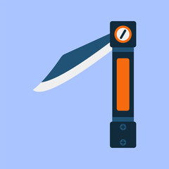 Obraz premium Folding Knife Illustration