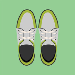 Golf Shoes Illustration