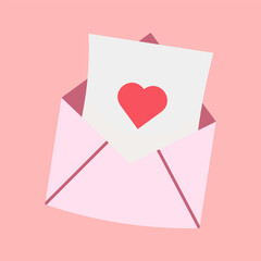 Love Message Illustration