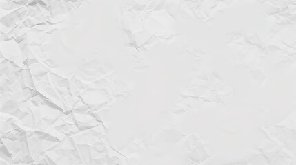 Obraz premium The Stunning White Texture Crumpled Paper Background: A Versatile and Eye-Catching Visual Element.