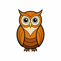 Owl on a branch isolated on white, owl vector illustration, bird on a branch vector art, owl silhouette, bird vector icon, owl on a branch vector, eps, owl on a branch cartoon