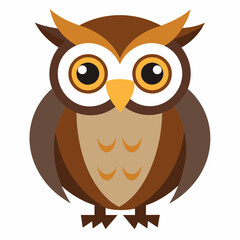 Owl on a branch isolated on white, owl vector illustration, bird on a branch vector art, owl silhouette, bird vector icon, owl on a branch vector, eps, owl on a branch cartoon