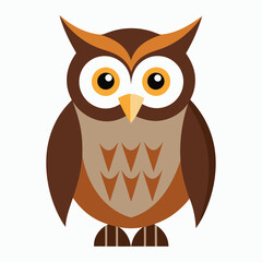 Owl on a branch isolated on white, owl vector illustration, bird on a branch vector art, owl silhouette, bird vector icon, owl on a branch vector, eps, owl on a branch cartoon