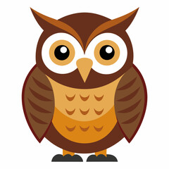 Owl on a branch isolated on white, owl vector illustration, bird on a branch vector art, owl silhouette, bird vector icon, owl on a branch vector, eps, owl on a branch cartoon