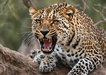 Obraz premium The Grace of the Leopard