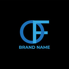 OF, FO letter logo for business