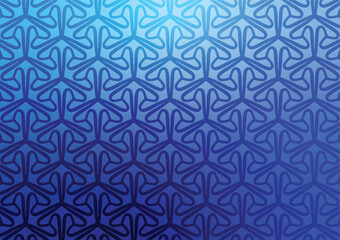 Obraz premium Blue gradient soft pattern geometric background