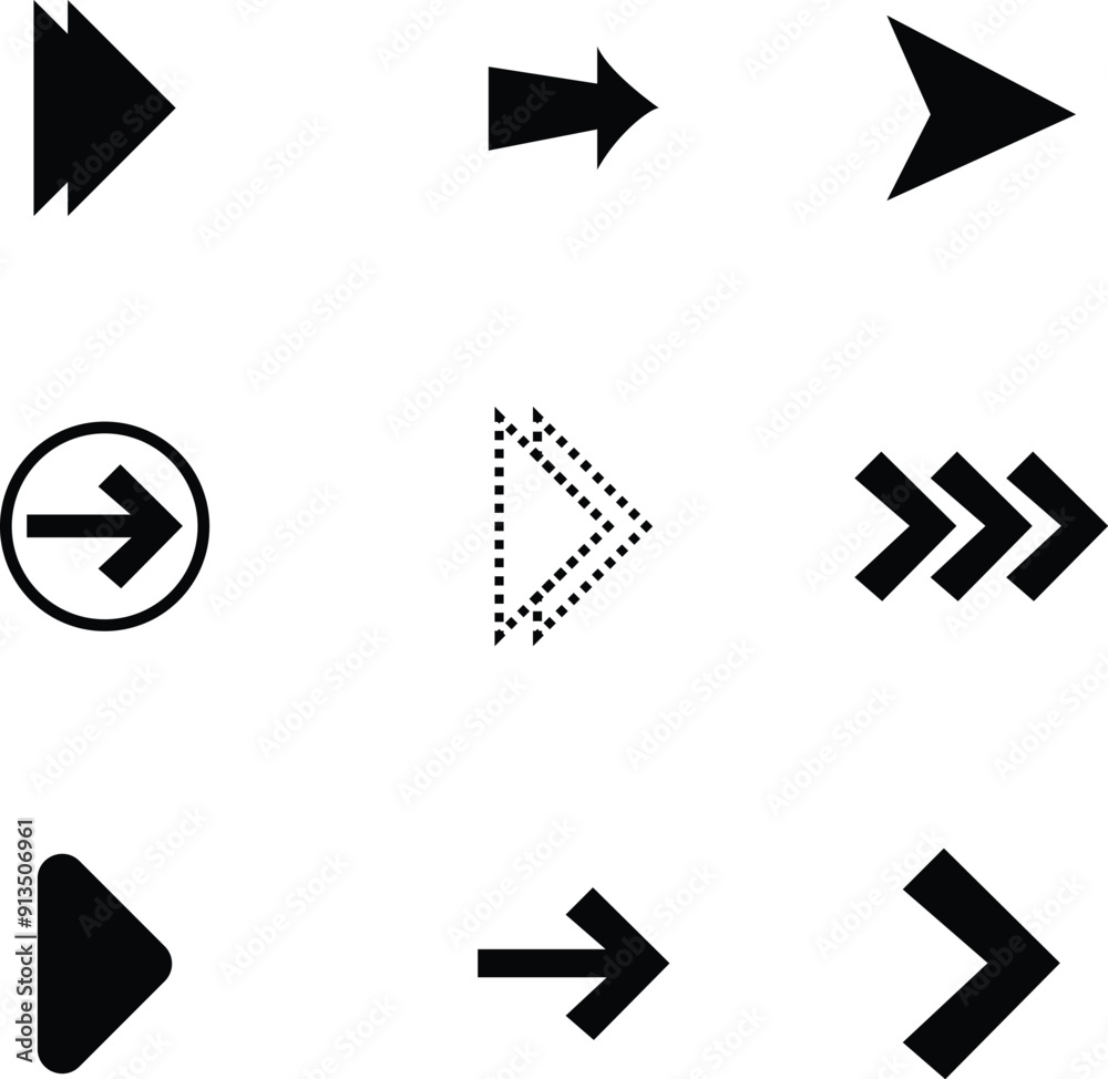 Fototapete set of thin line icons of graphic design. simple linear icons in a modern style flat, creative proce