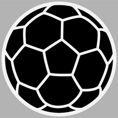 Fototapeta premium Soccer Ball Icon Illustration