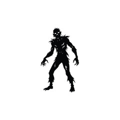 zombie silhouette.