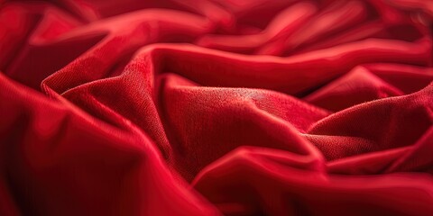 Obraz premium red cotton fabric