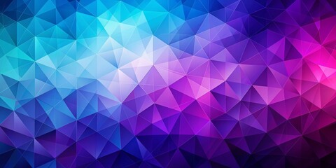 Obraz premium Abstract Blue Purple Low Poly Geometric Background, abstract , geometric , background , lowpoly