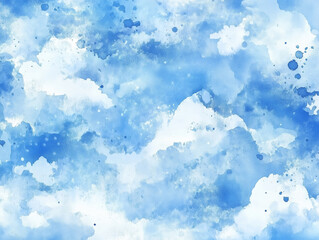  a blue texture background  of a watercolor painting brush