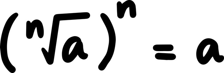 Roots Formulas Math Handwritten