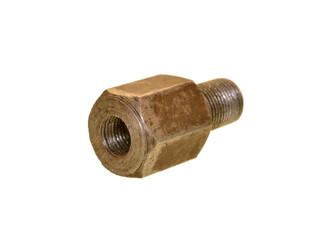 rusty metal isolated on white background