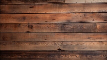 Fototapeta premium Close-up of reclaimed wood wall paneling showing the natural texture and grain patterns of aged timber,
