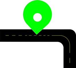 map pointer with pin