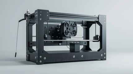 3D printing, 3D illustration, realistic, isolated on white background