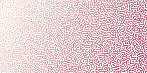 Abstract Reaction-diffusion Turing pattern natural texture pink gradient color scheme. Linear design with biological shapes. Organic lines Memphis. abstract truing organic wallpaper design, vector.	