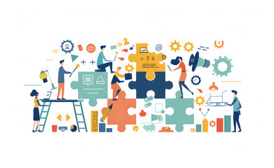 Continuous Learning and Professional Development, a culture of continuous learning and professional development with an image showing employees participating in training programs, design