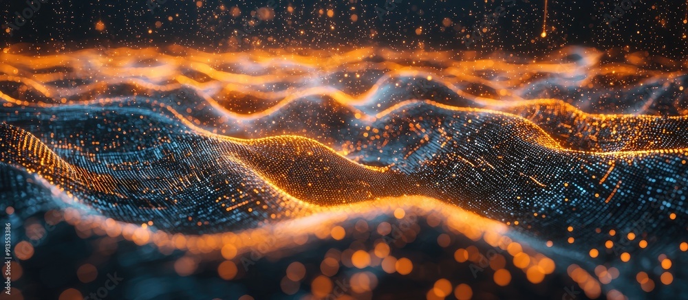 Poster digital innovation in blockchain big data neural networks and ai training high tech and technology b