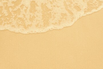 Sandy beach, top view 