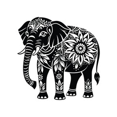 Elephant Silhouette Vector