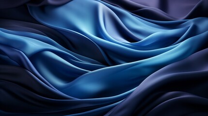 Fototapeta premium Abstract luxury gradient blue background smooth dark blue with black vignette studio banner