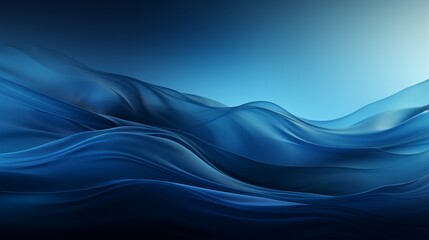 Obraz premium Abstract luxury gradient blue background smooth dark blue with black vignette studio banner