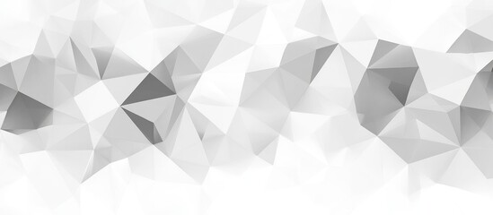 Obraz premium Seamless Abstract Geometric Background in Gray and White Polygon Mosaic Triangle Pattern for Business and Corporate Use