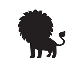 lion silhouette vector