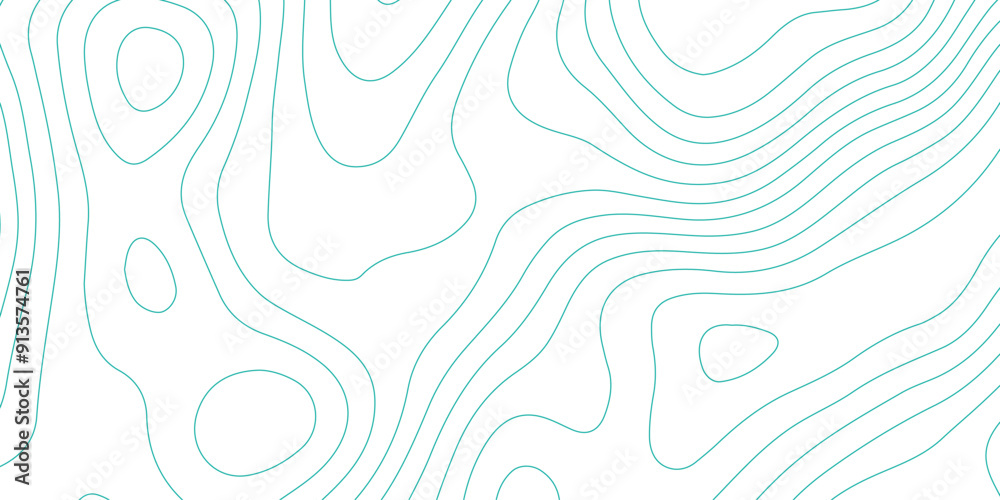 Poster abstract design with seamless pattern with lines topographic map. geographic mountain relief. retro 