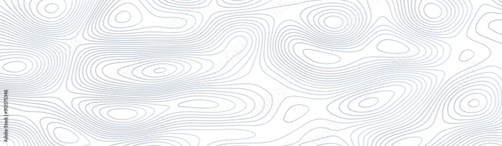 Poster abstract design with seamless pattern with lines topographic map. geographic mountain relief. retro 
