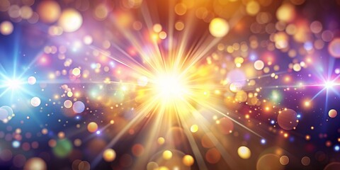 Fototapeta premium Glowing and blurred graphic material that evokes light, bokeh, haze, flare, and radiance , light, bokeh, haze, flare