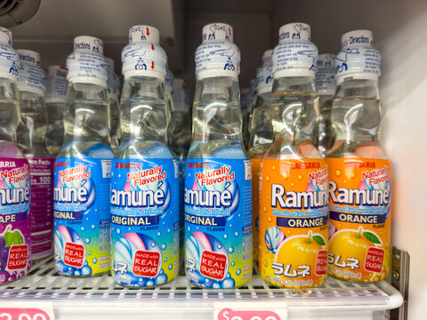Japanese marble drink known as Ramune.