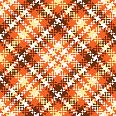 Tartan Plaid Pattern Seamless. Traditional Scottish Checkered Background. Template for Design Ornament. Seamless Fabric Texture. Vector Illustration