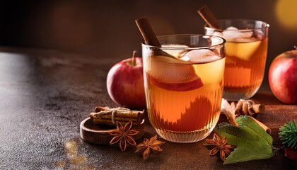 アップルパンチとシナモン（apple punch with cinnamon）
