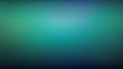 Obraz premium Blue green gradient background with a smooth transition and grainy texture effect
