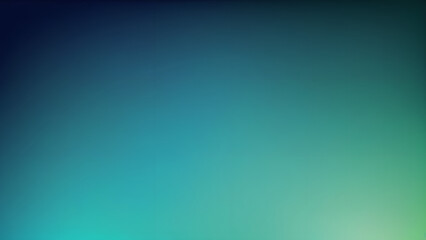 Fototapeta premium Blue green gradient background with a smooth transition and grainy texture effect