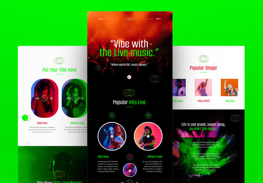 Email Newsletter Template Layout