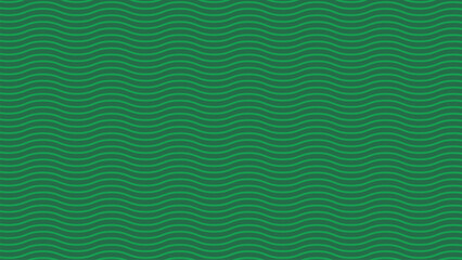 Green wave lines pattern abstract background vector image for backdrop or fabric style